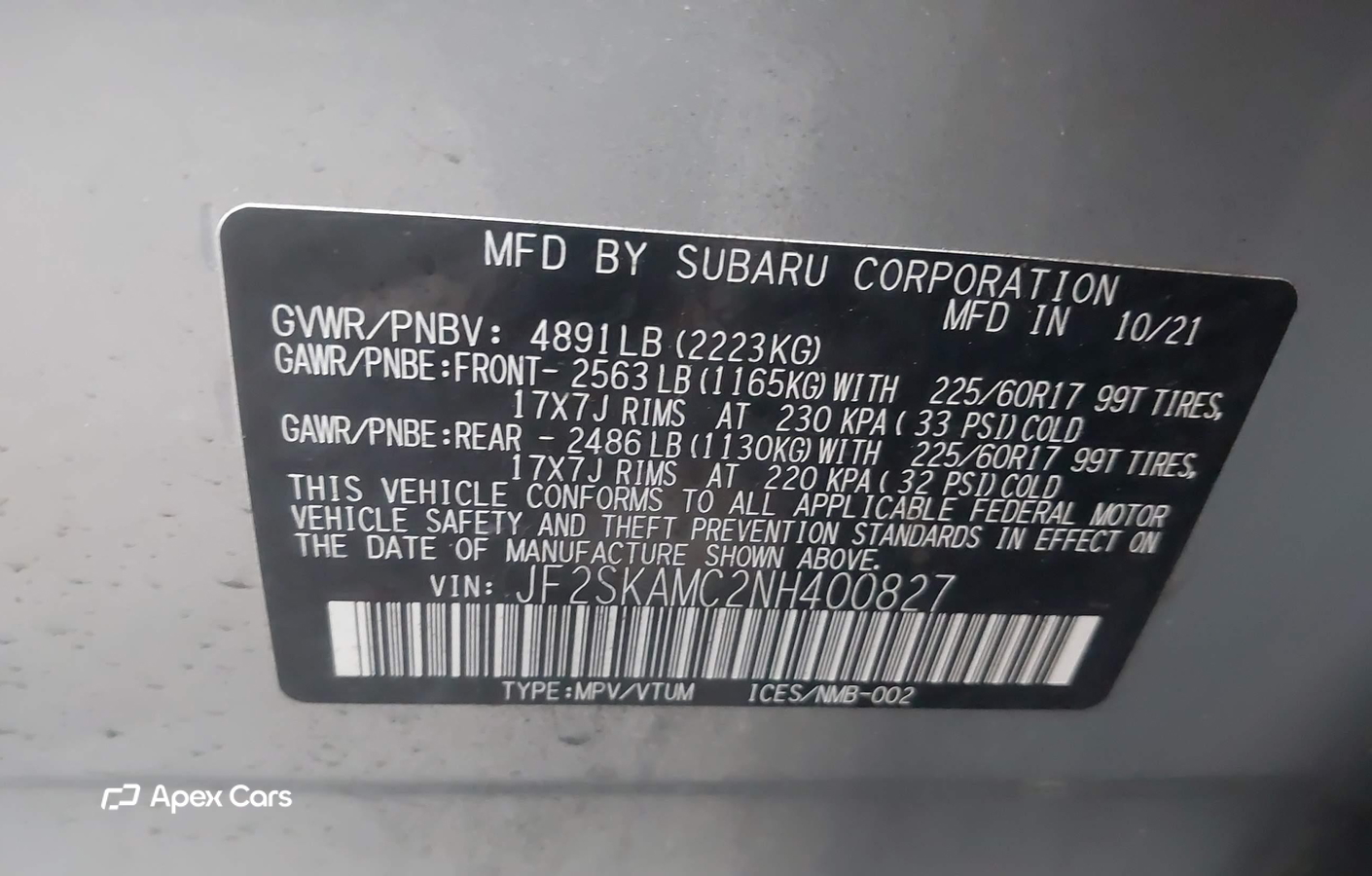 Subaru Forester 2022