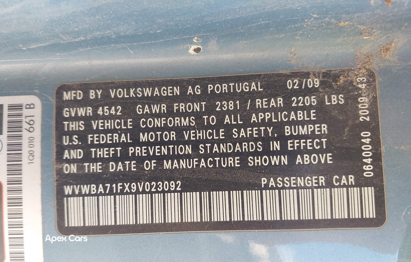 Volkswagen Eos 2009