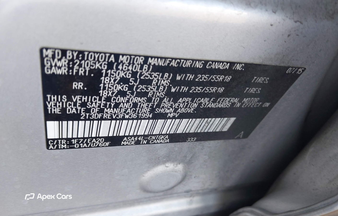 Toyota RAV 4 2015