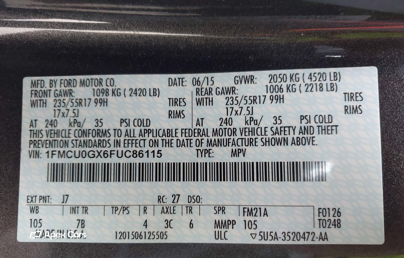Ford Escape 2015
