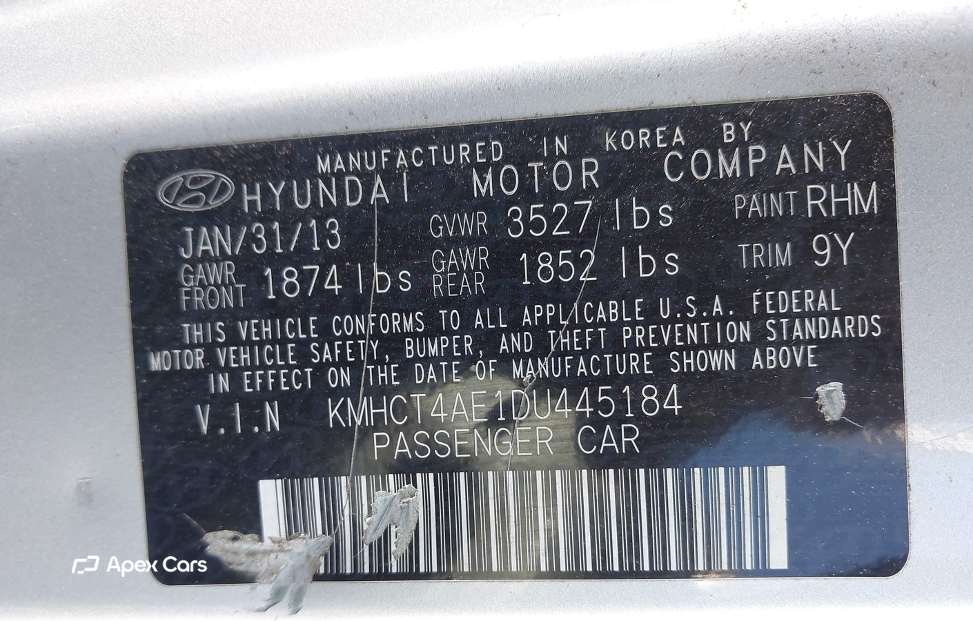 Hyundai Accent 2013