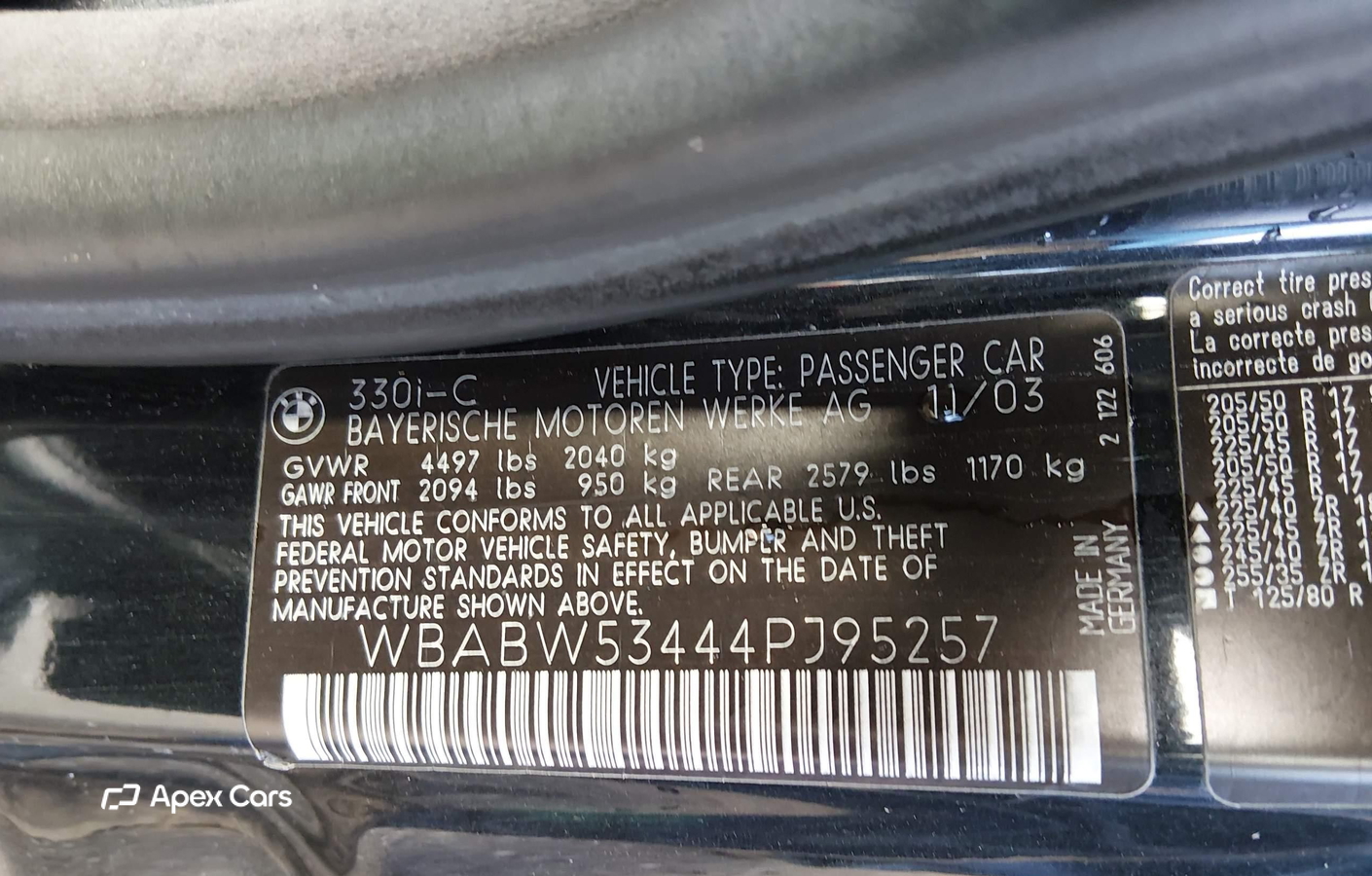 BMW Series 3 2004