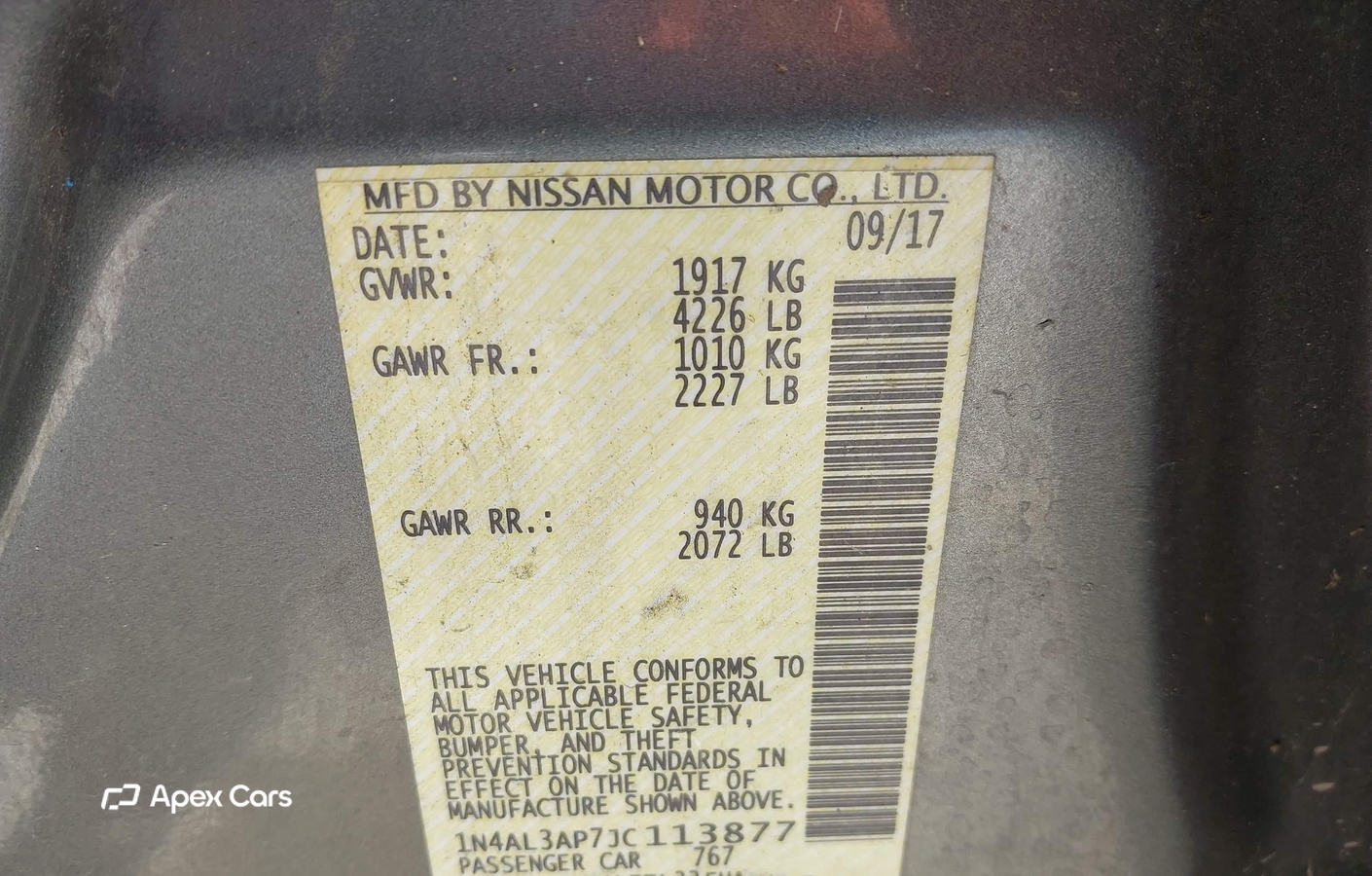 Nissan Altima 2018