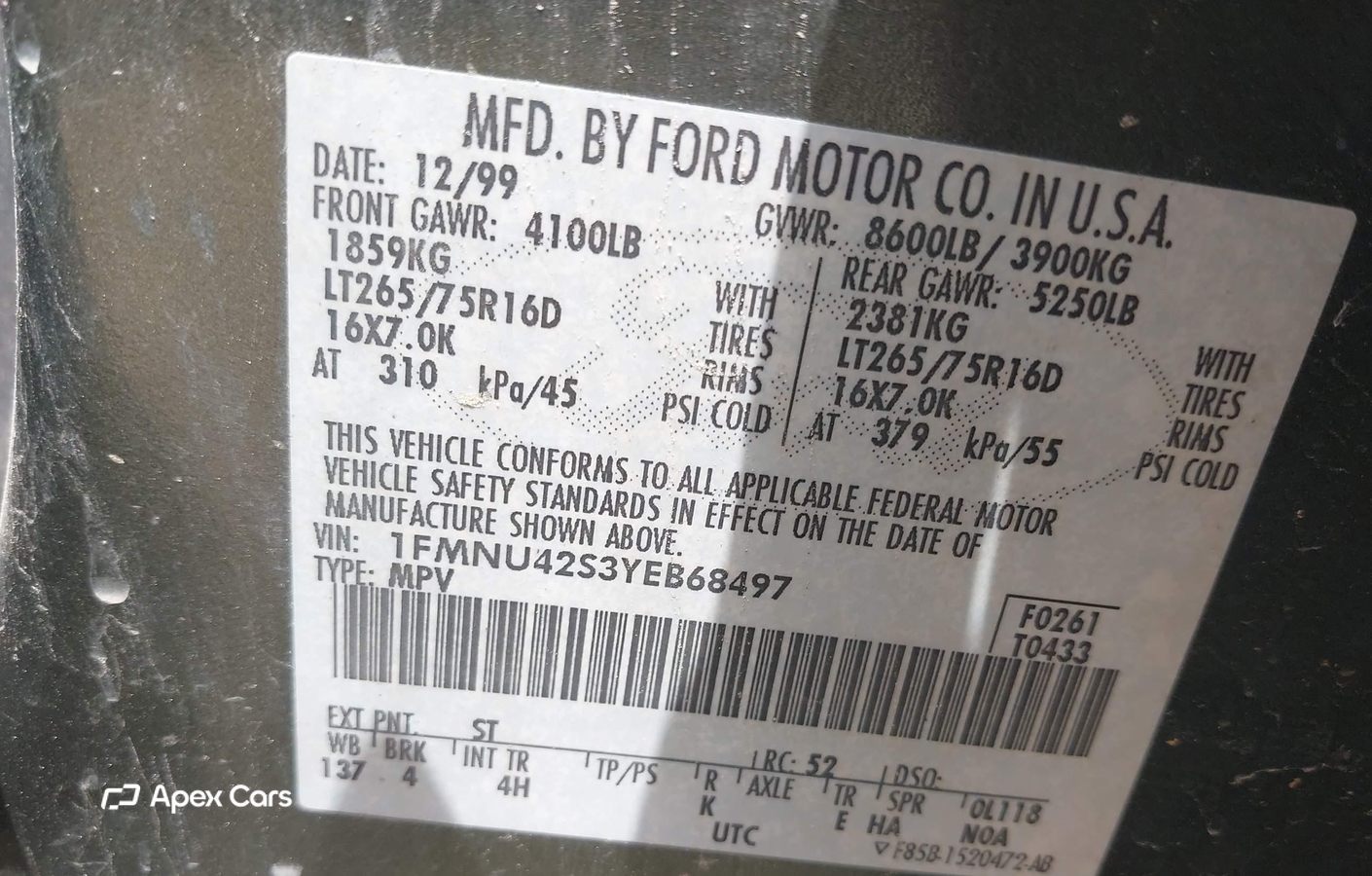 Ford Excursion 2000