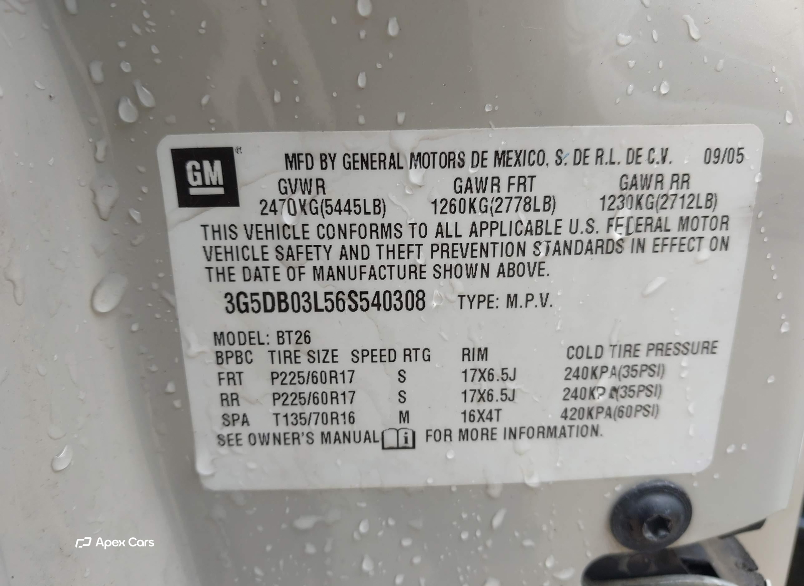 Buick Rendezvous 2006