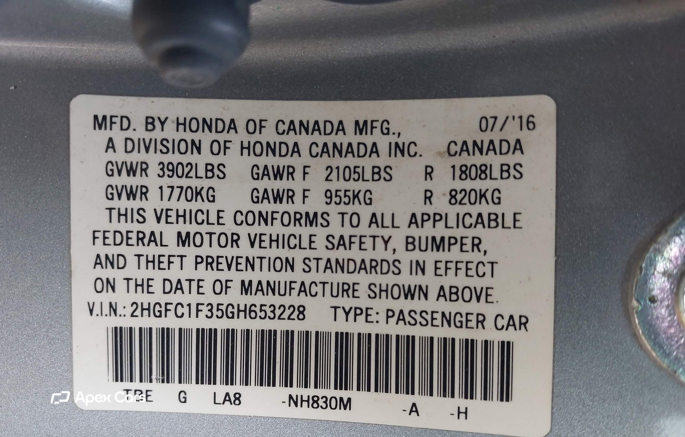 Honda Civic 2016
