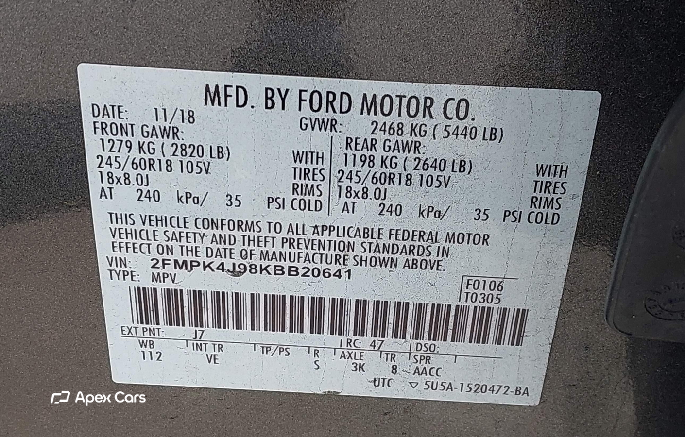 Ford Edge 2019