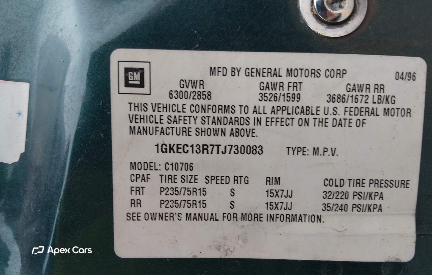 GMC Yukon 1996