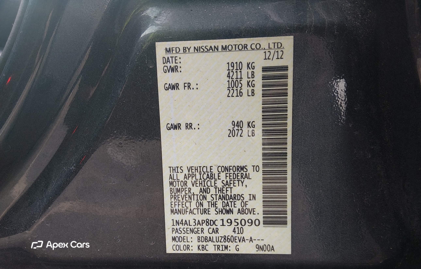Nissan Altima 2013