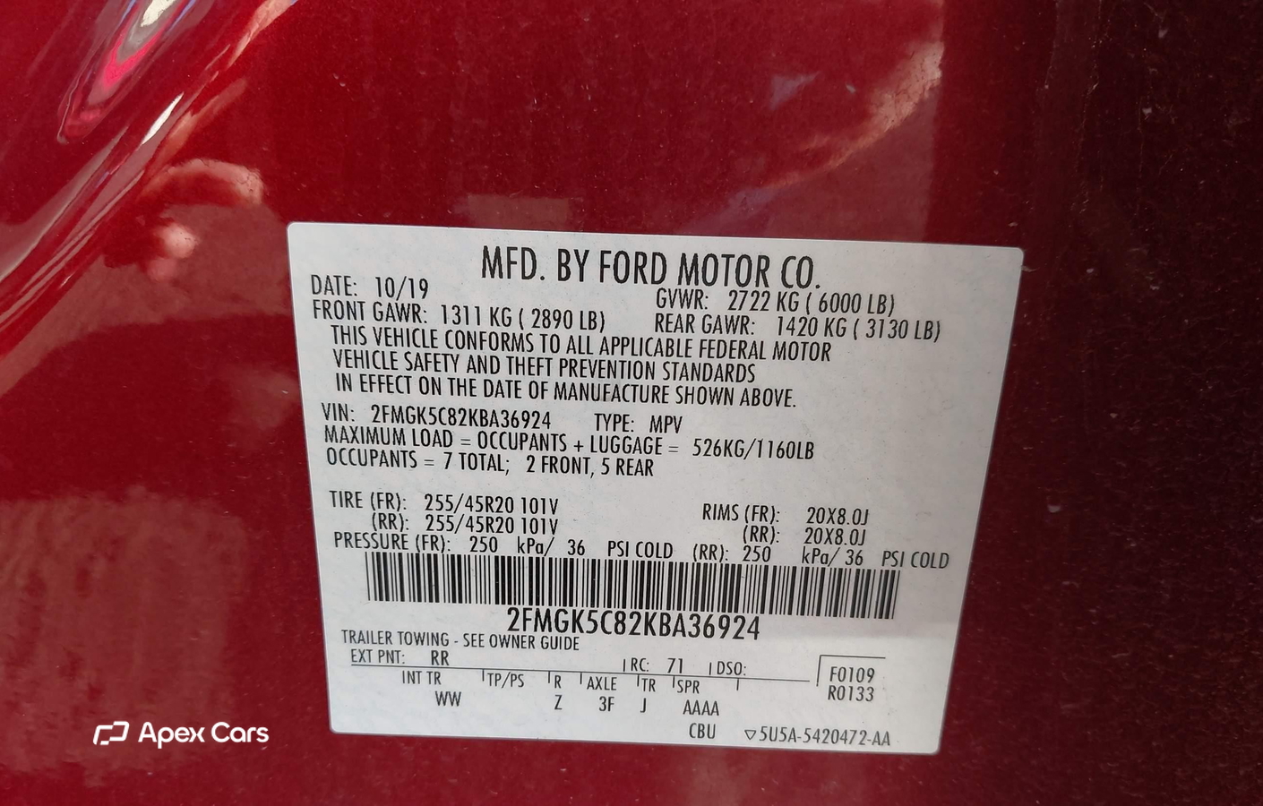Ford Flex 2019