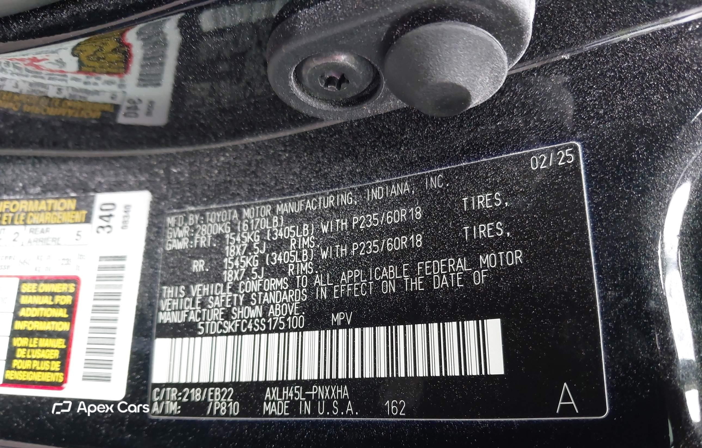 Toyota Sienna 2025