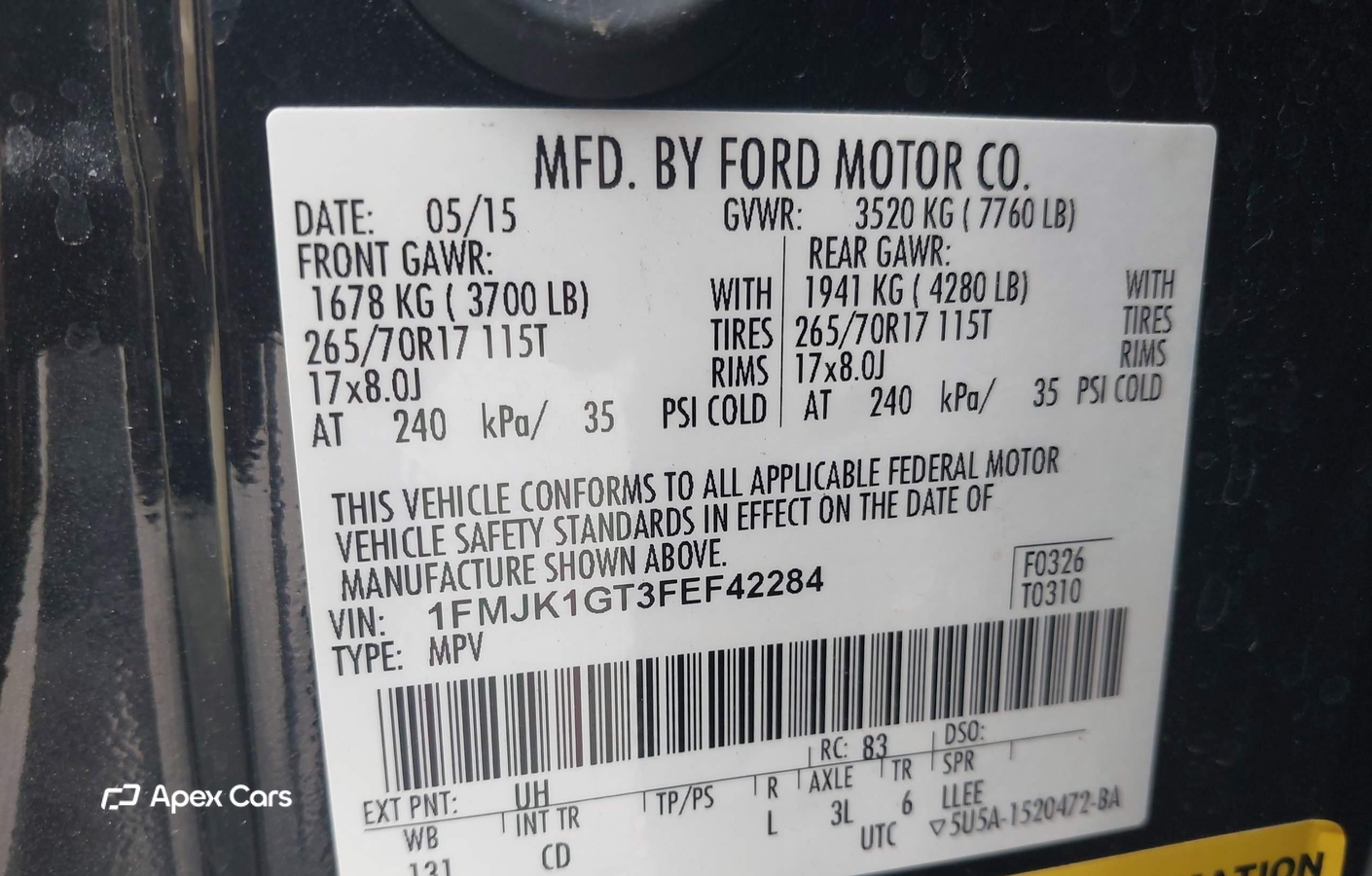 Ford Expedition 2015