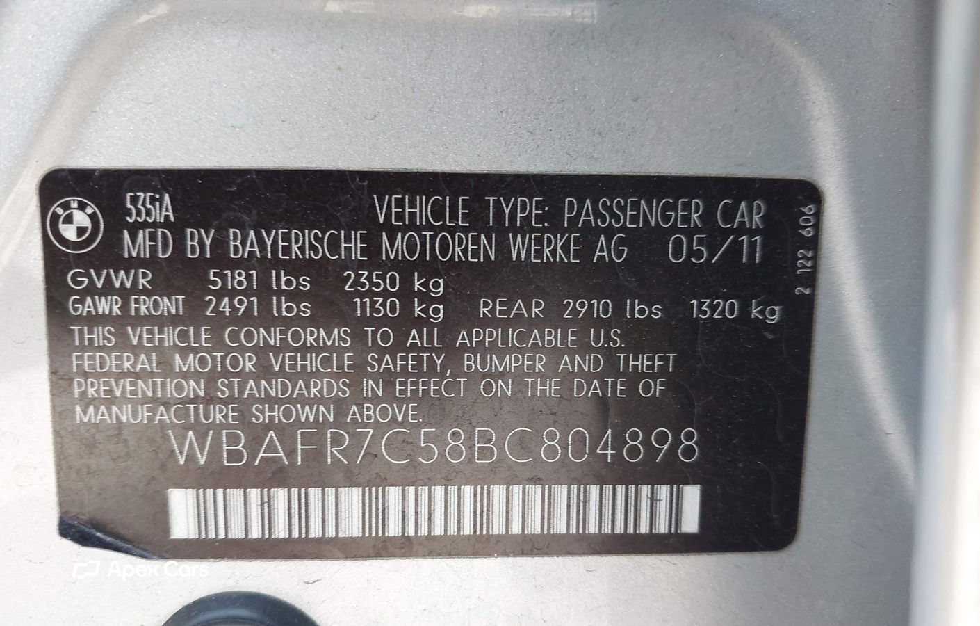 BMW Series 5 2011
