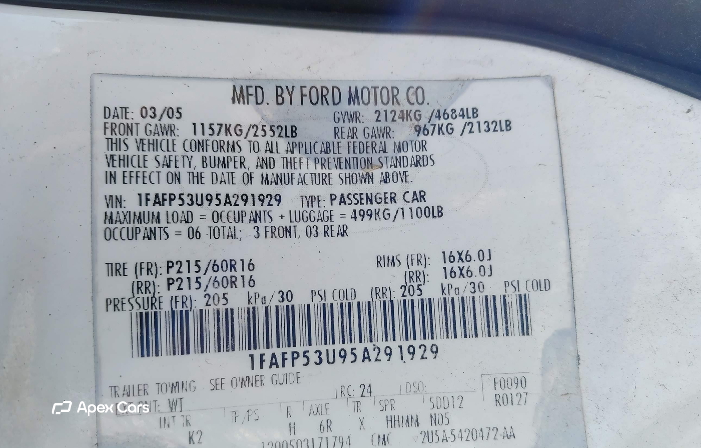 Ford Taurus 2005