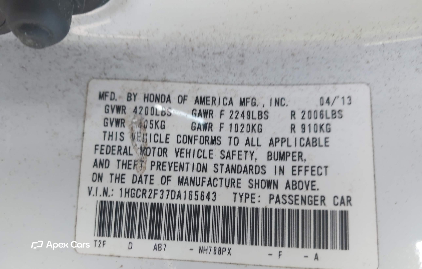 Honda Accord 2013