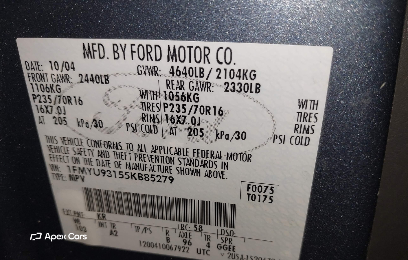Ford Escape 2005