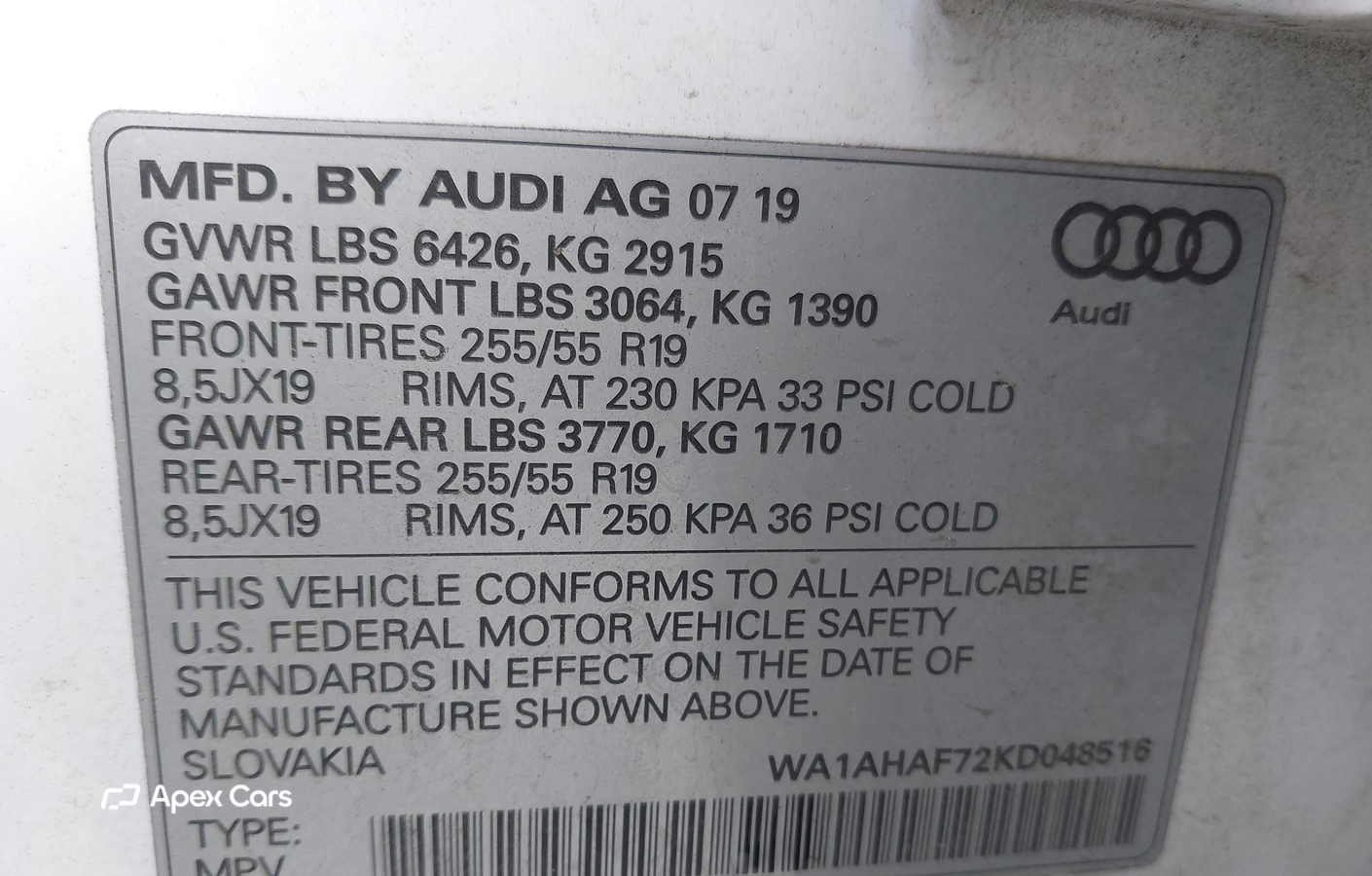 Audi Q7 2019