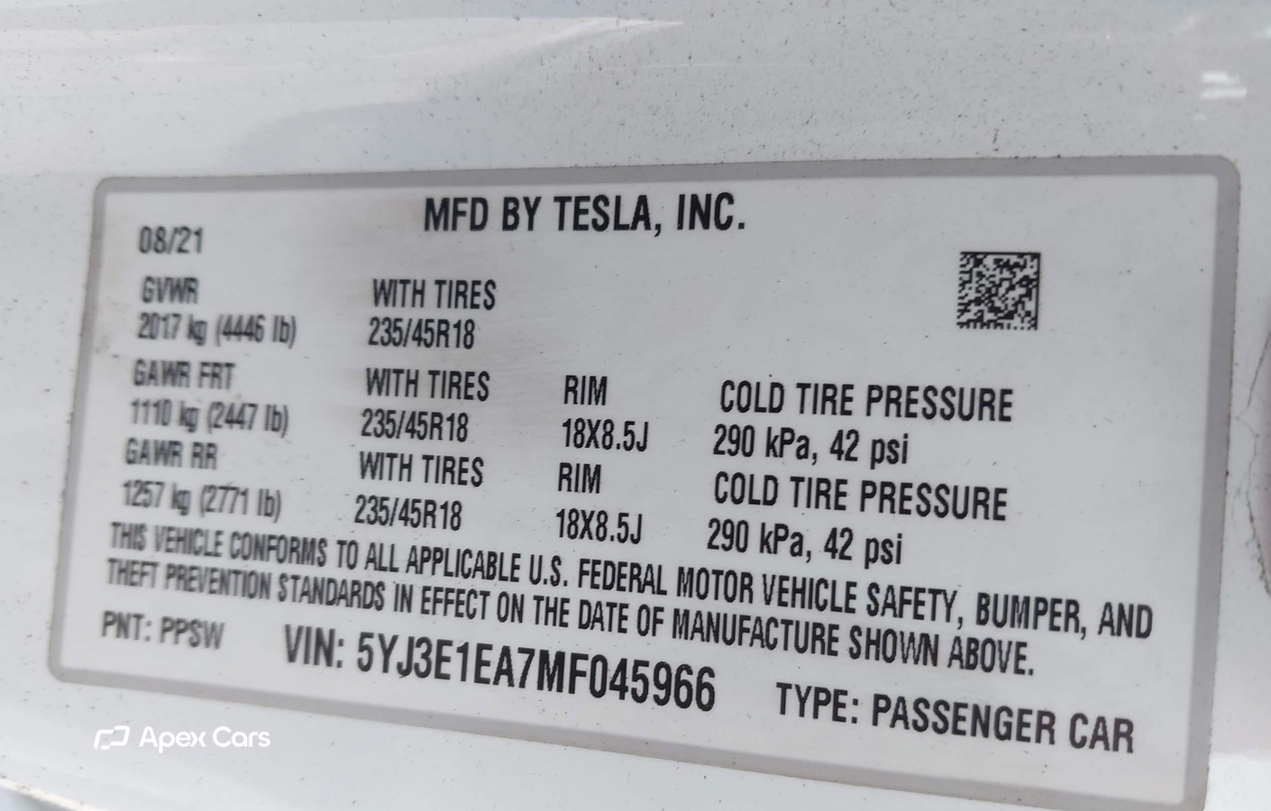 Tesla Model 3 2021