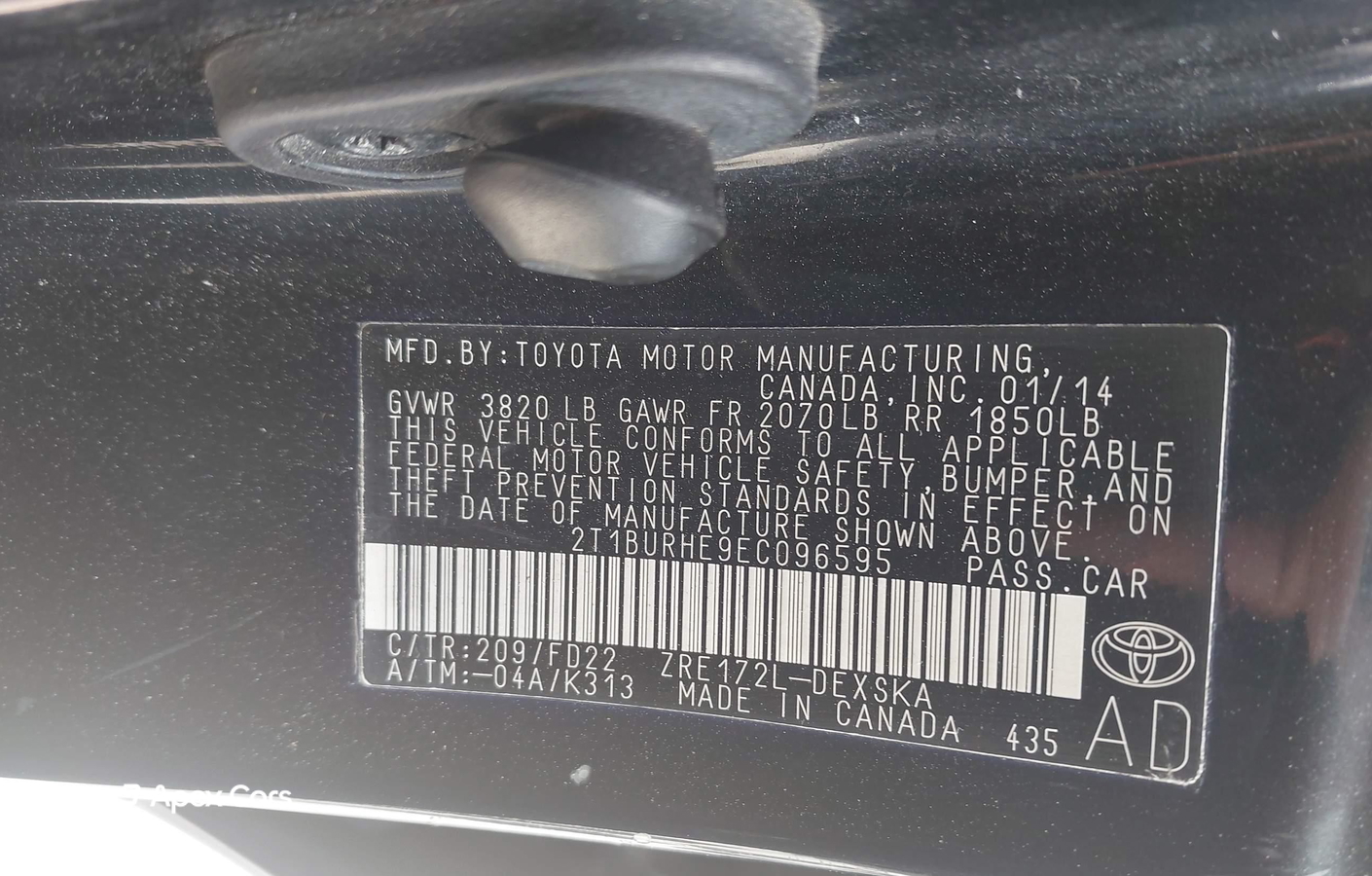 Toyota Corolla 2014