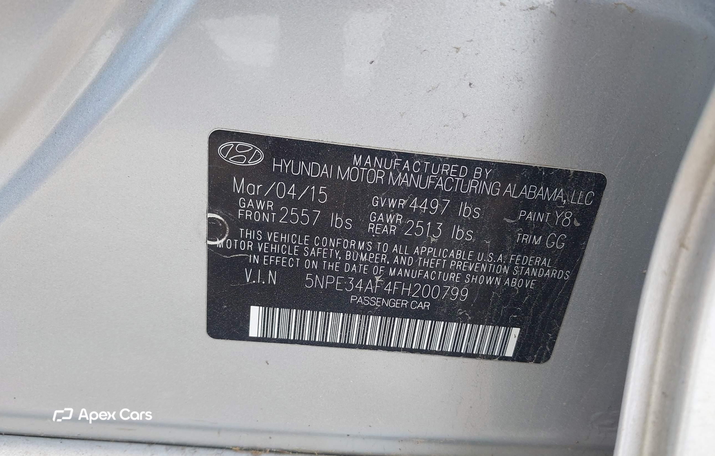 Hyundai Sonata 2015