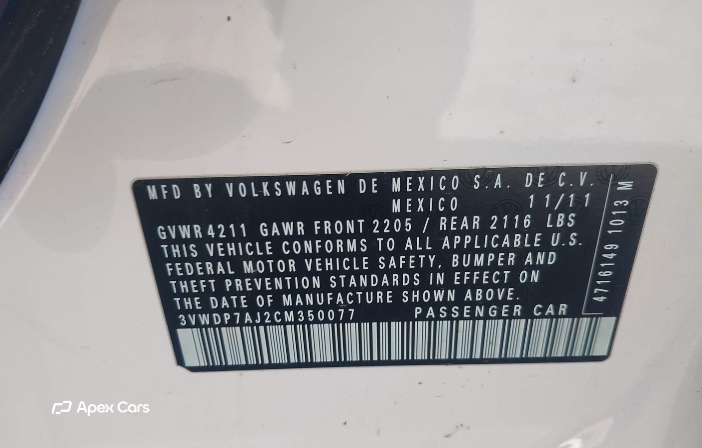 Volkswagen Jetta 2012