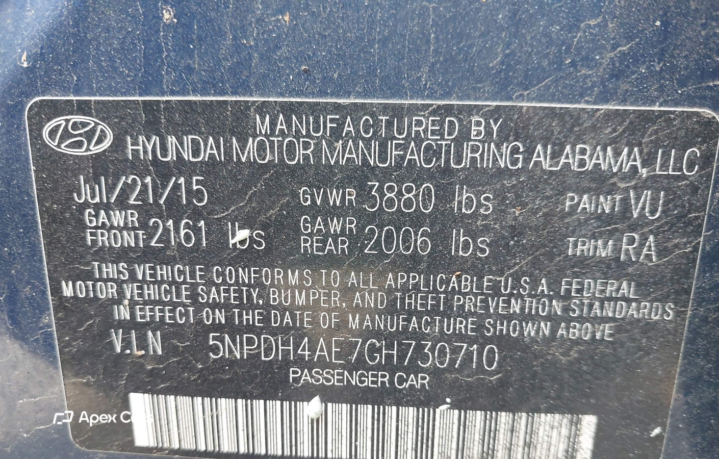 Hyundai Elantra 2016