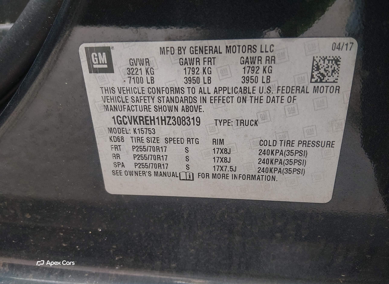 Chevrolet Silverado 2017