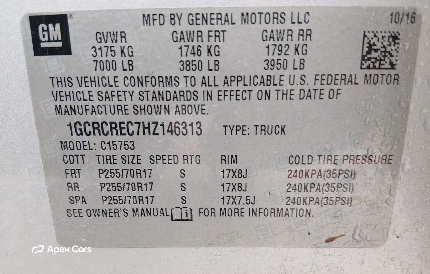 Chevrolet Silverado 2017