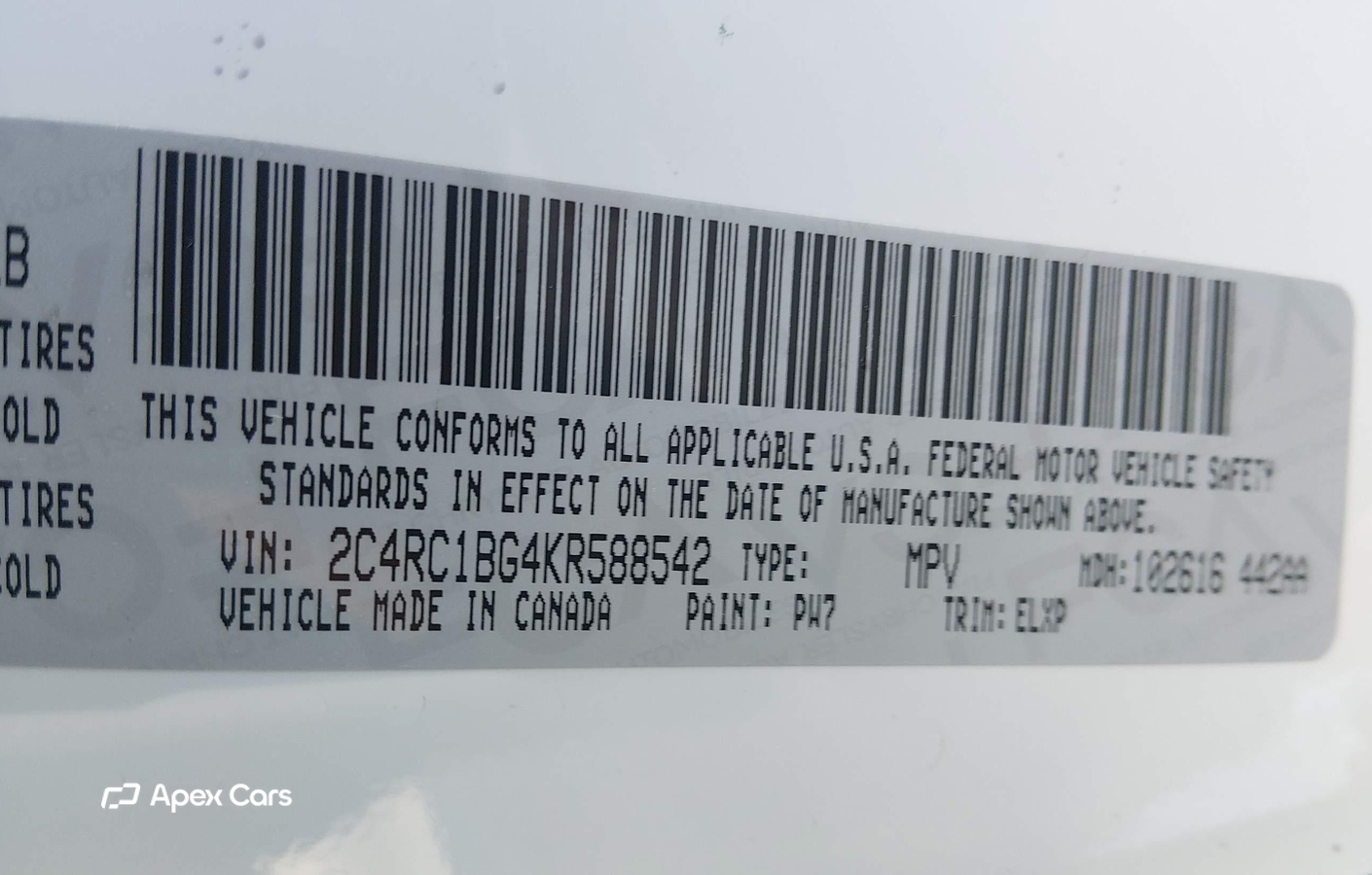 Chrysler Pacifica 2019