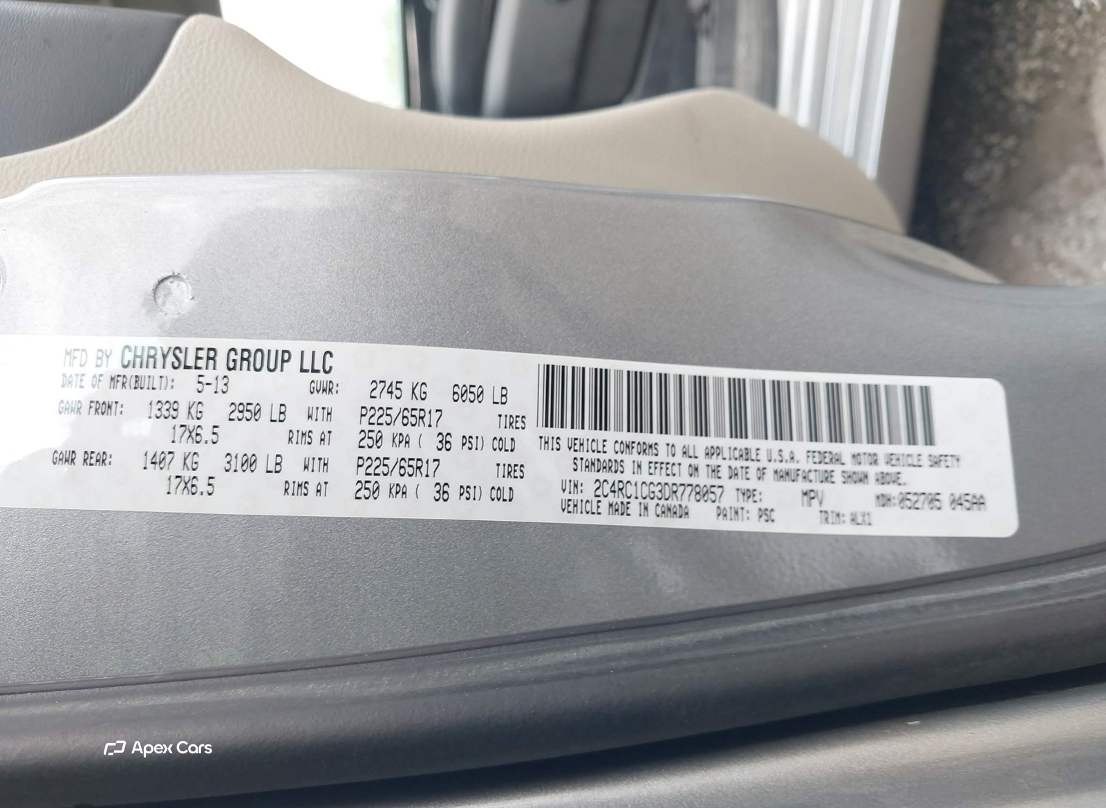 Chrysler Town & Country 2013