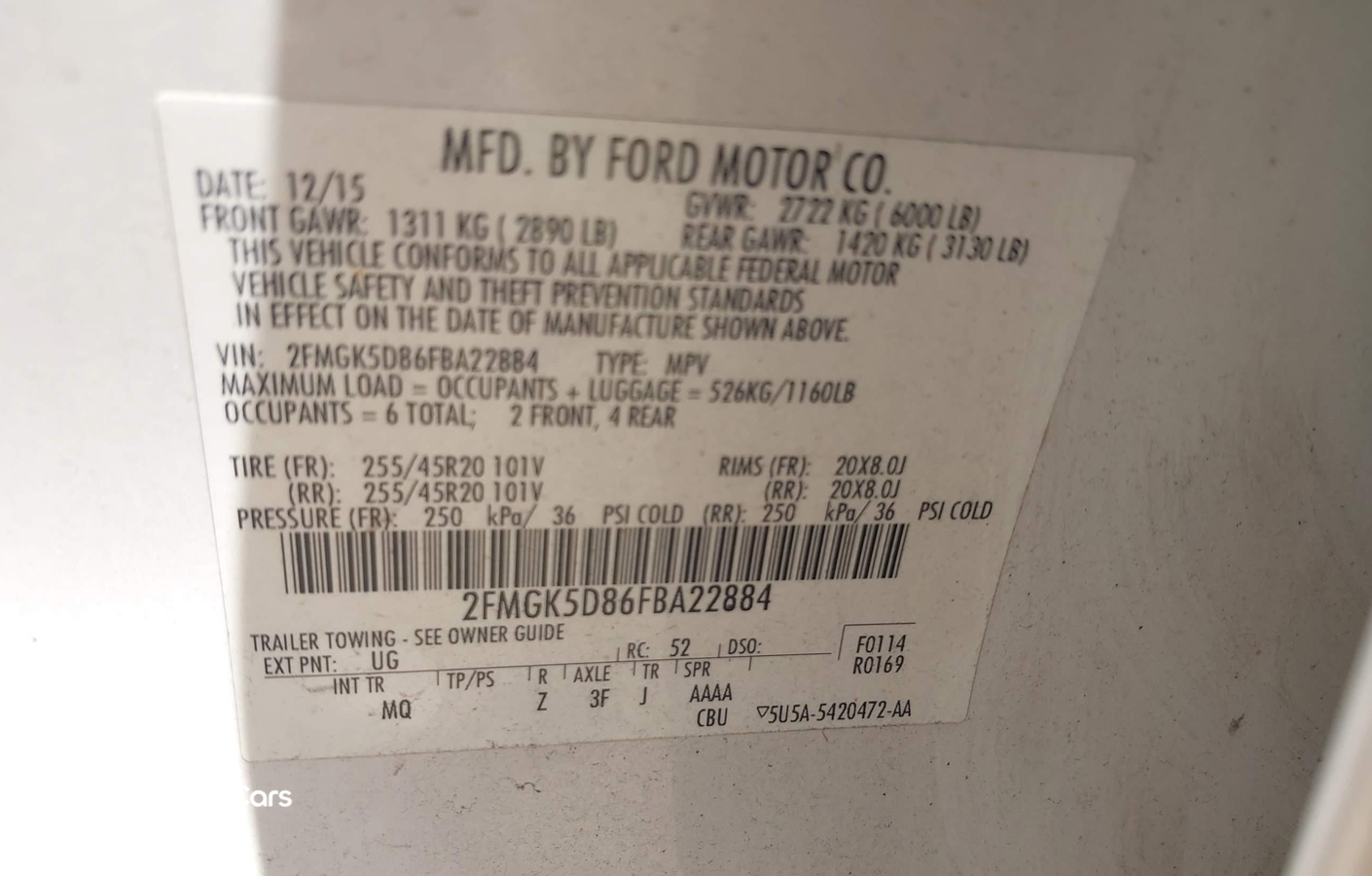 Ford Flex 2015