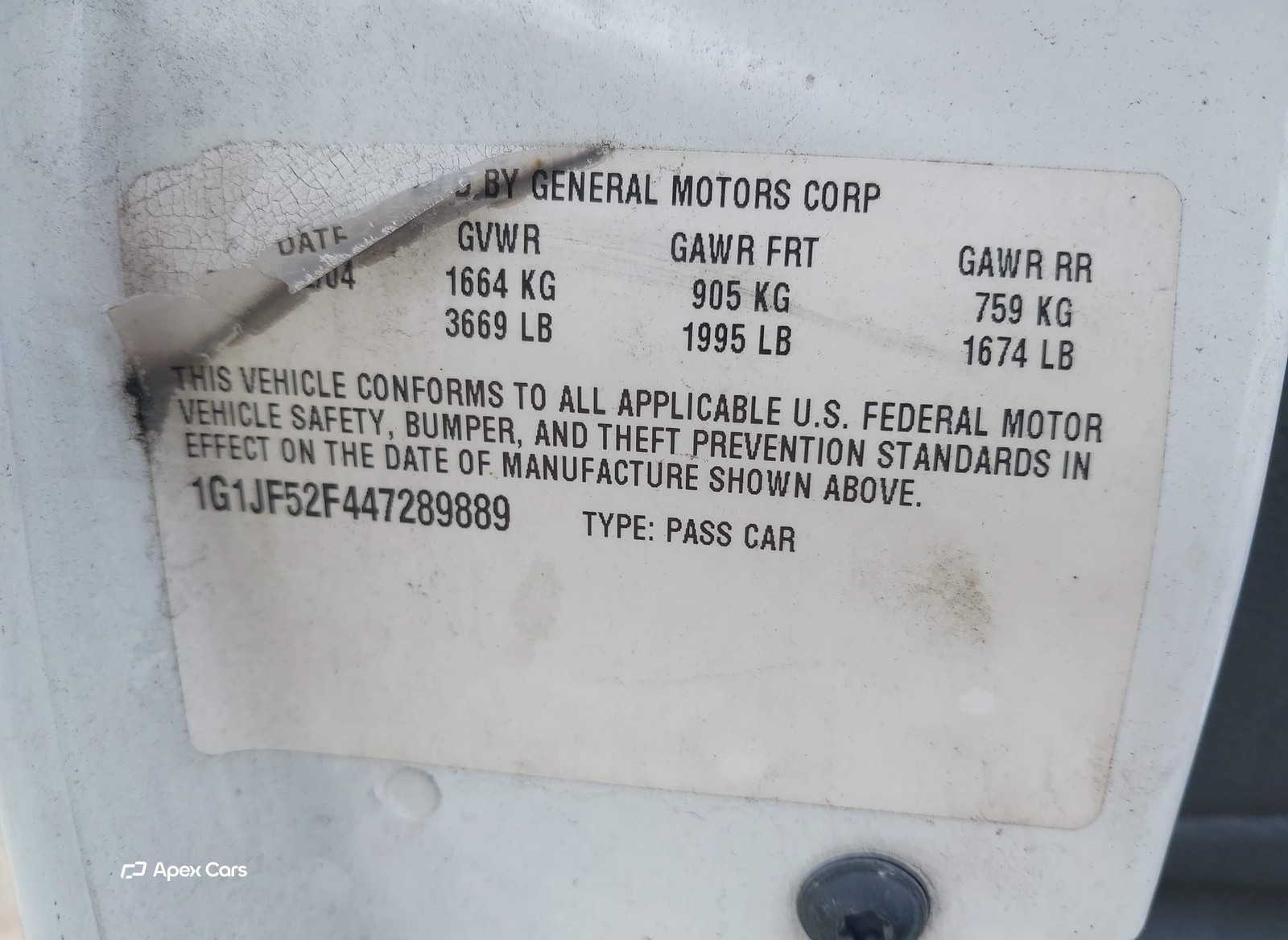 Chevrolet Cavalier 2004