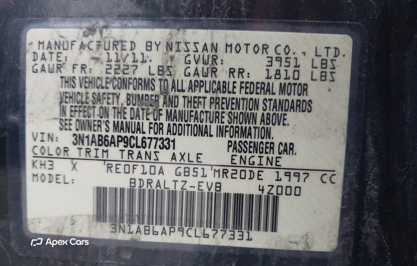 Nissan Sentra 2012