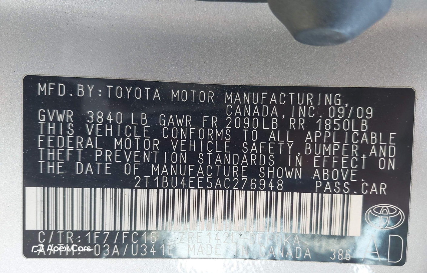 Toyota Corolla 2010