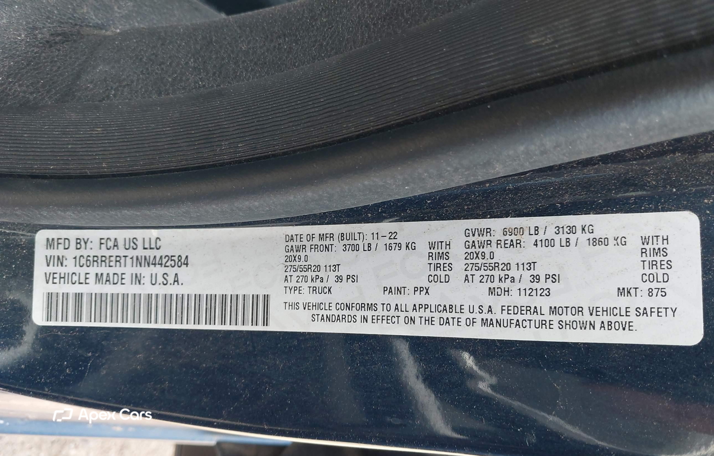 RAM 1500 2022