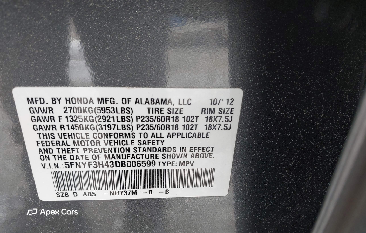 Honda Pilot 2013
