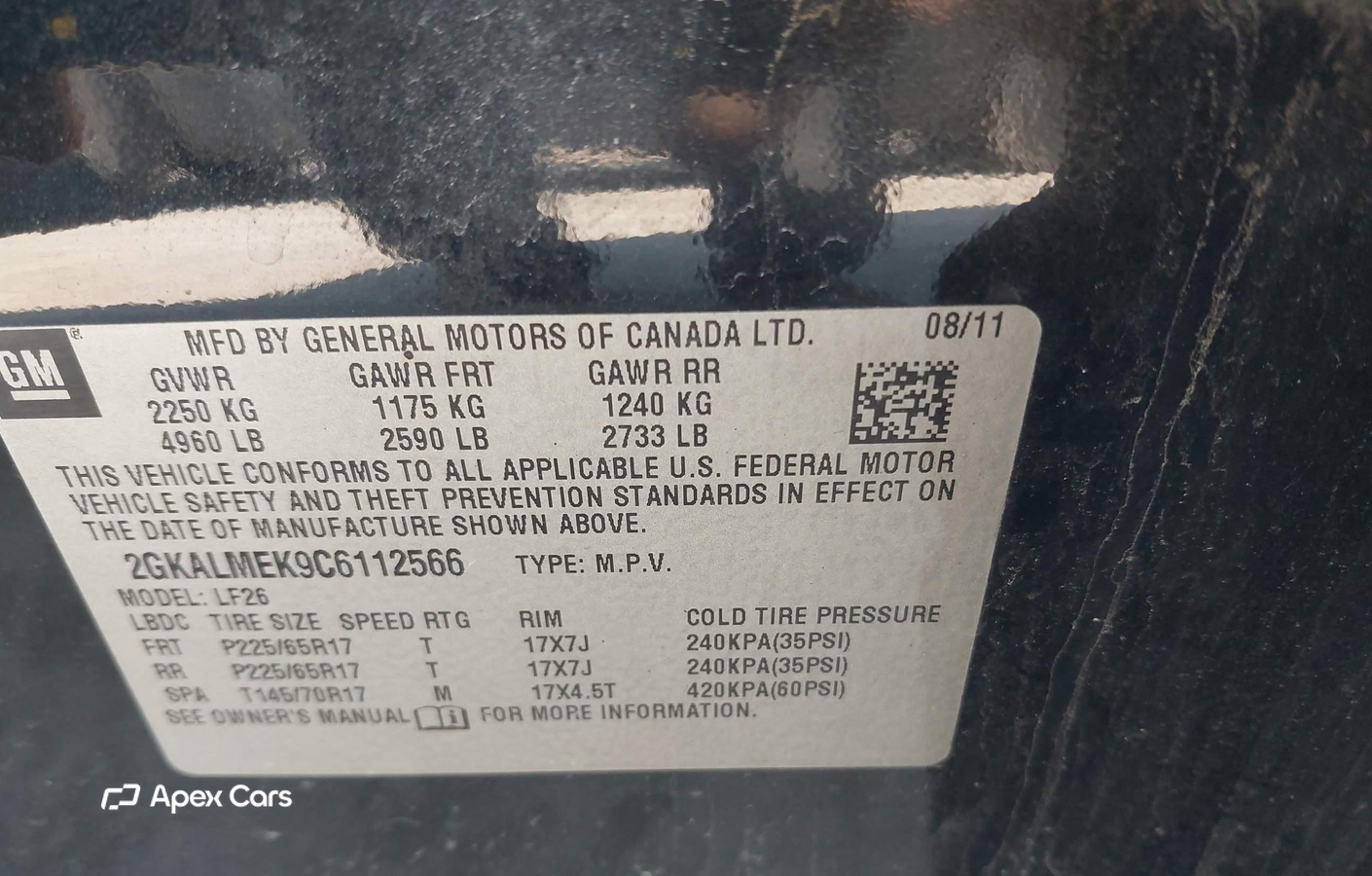 GMC Terrain 2012