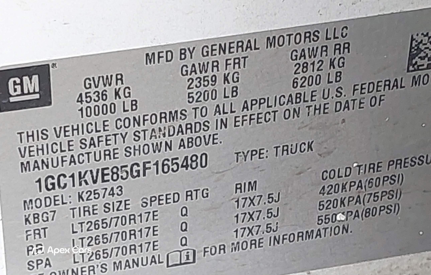 Chevrolet Silverado 2016