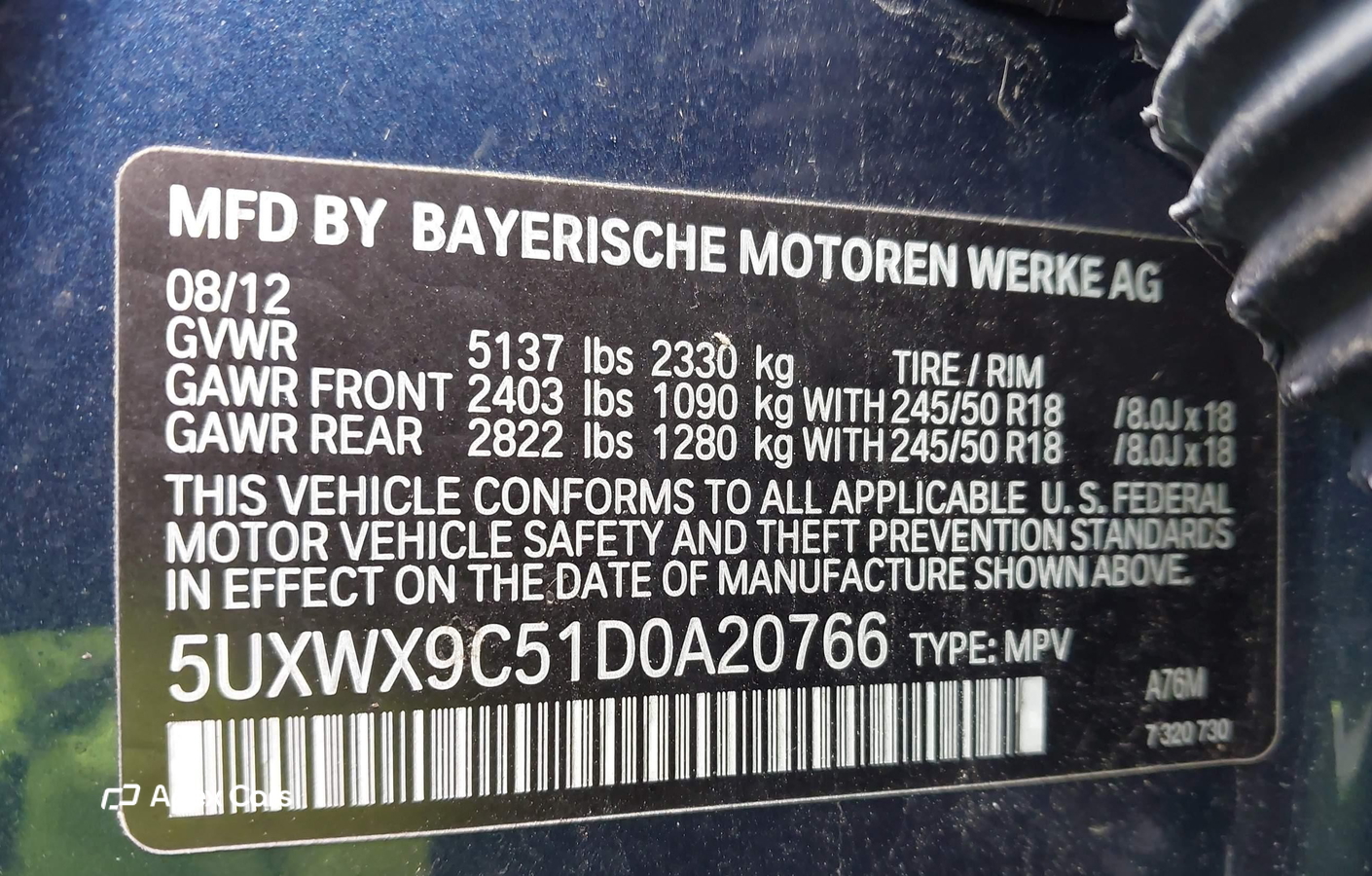 BMW X3 2013
