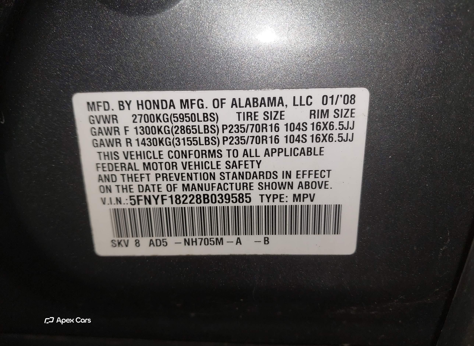 Honda Pilot 2008