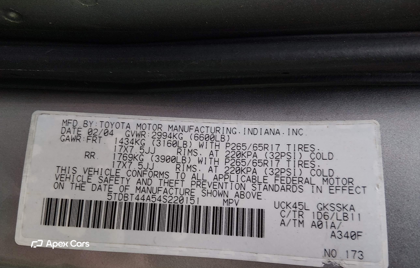 Toyota Sequoia 2004