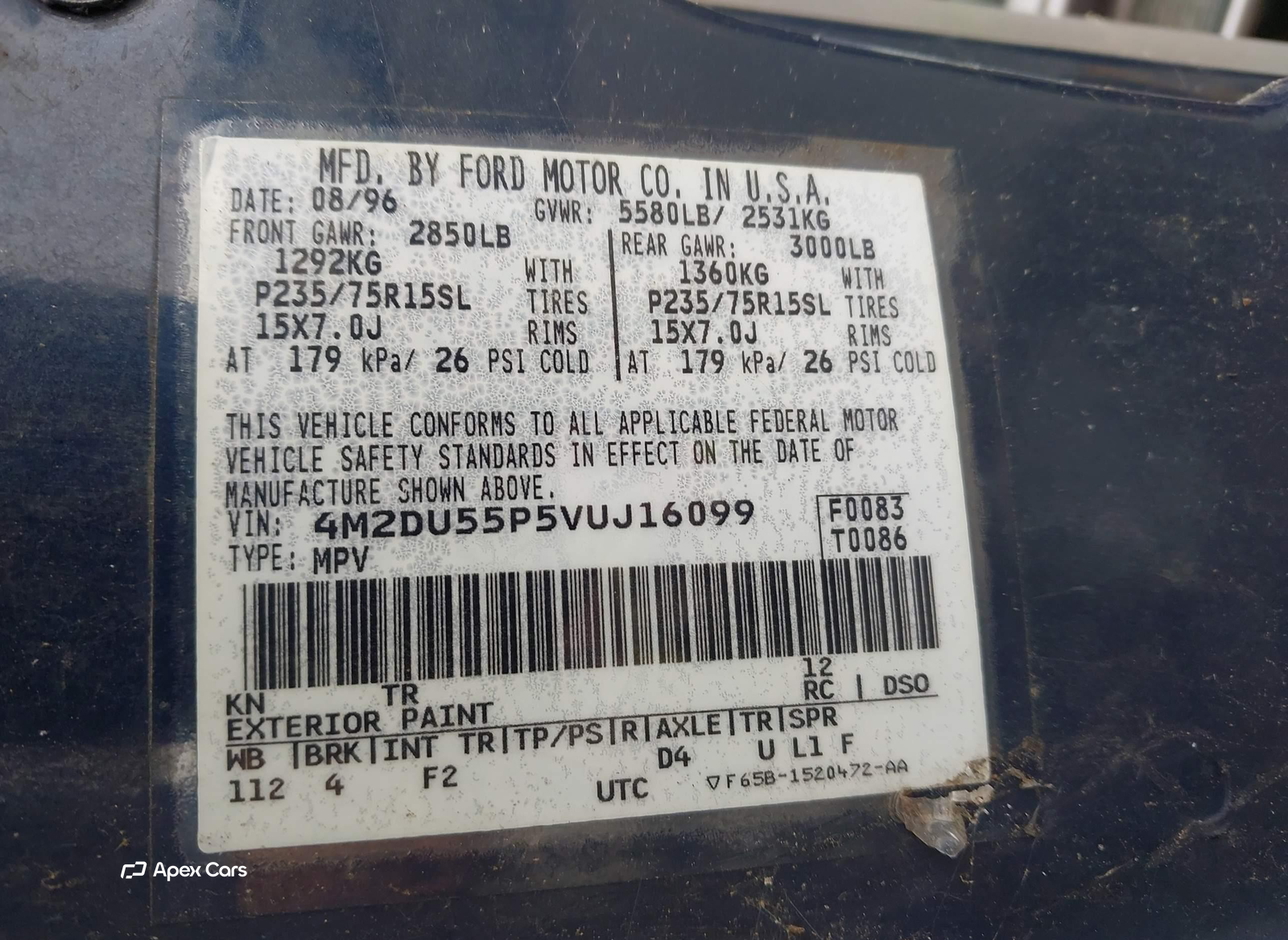 Mercury Mountaineer 1997