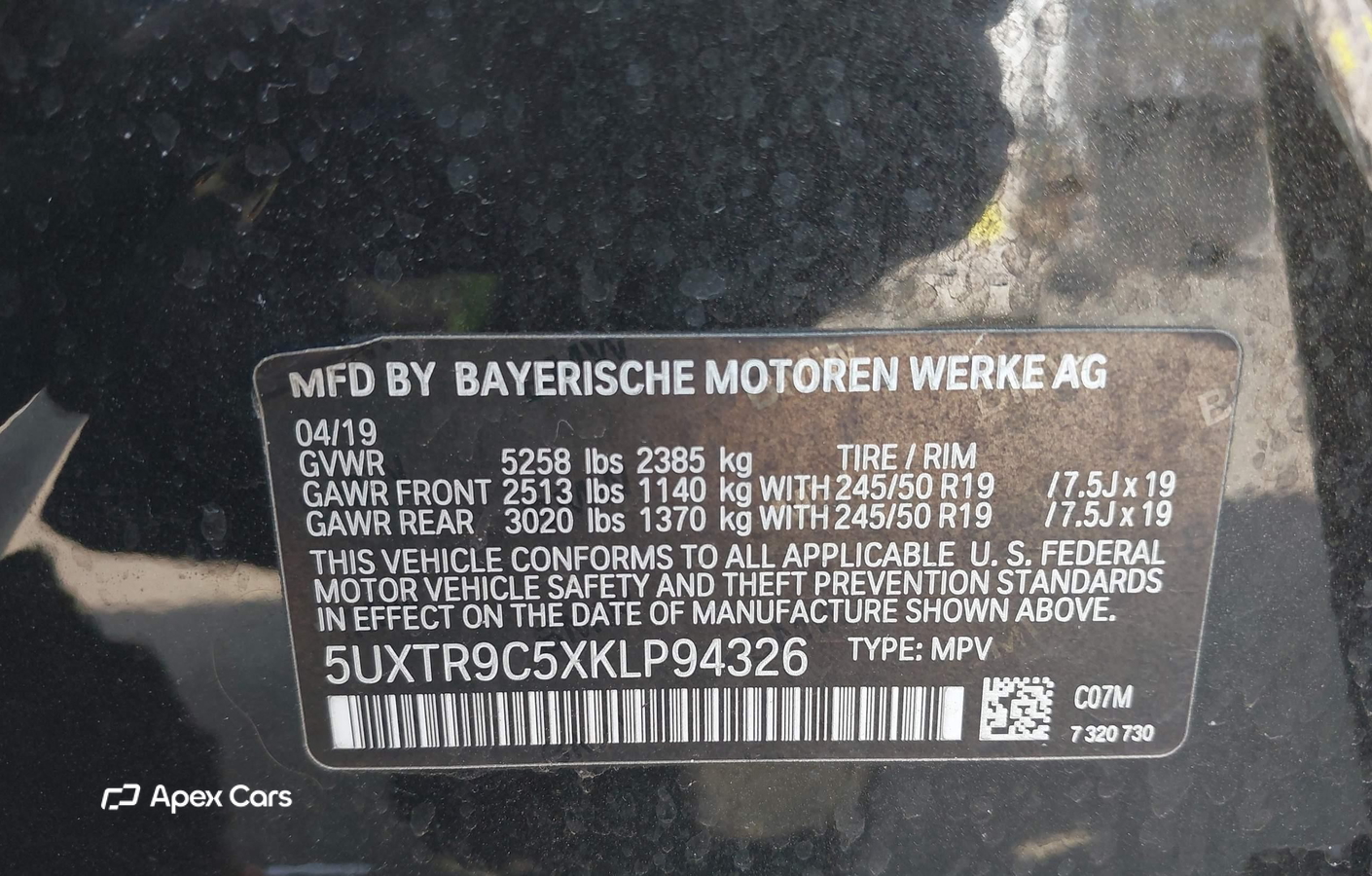 BMW X3 2019