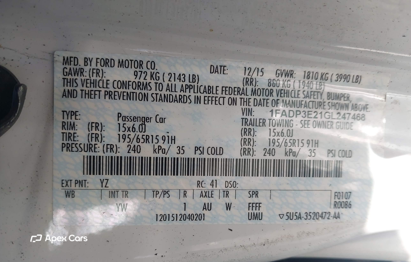 Ford Focus 2016