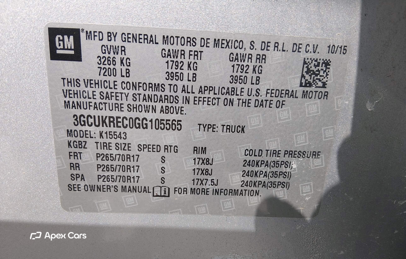 Chevrolet Silverado 2016
