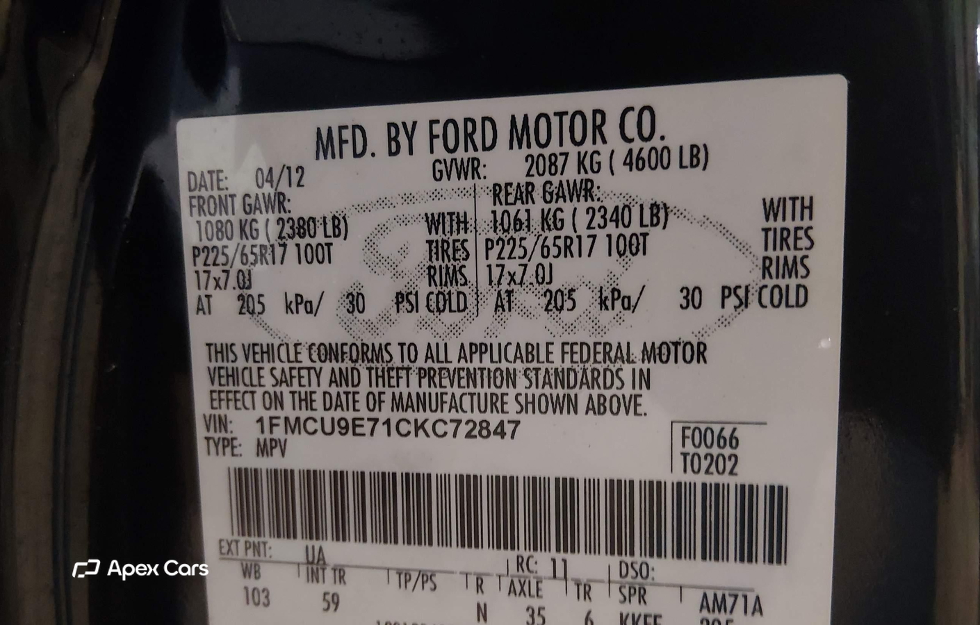 Ford Escape 2012