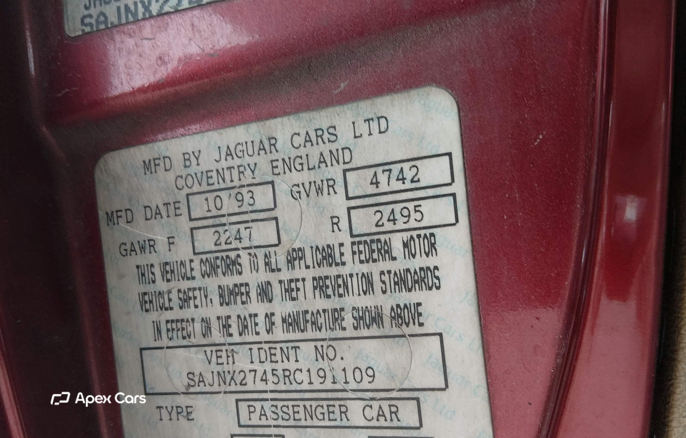 Jaguar XJS 1994