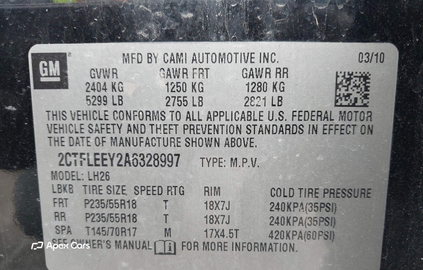 GMC Terrain 2010