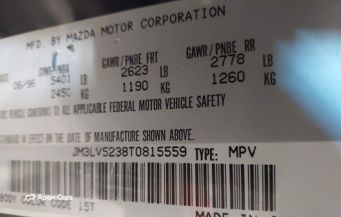 Mazda MPV 1996