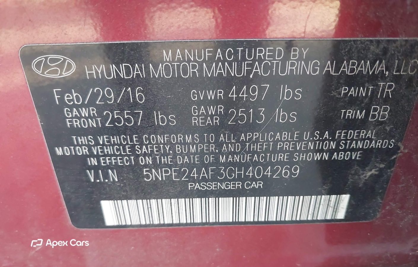 Hyundai Sonata 2016